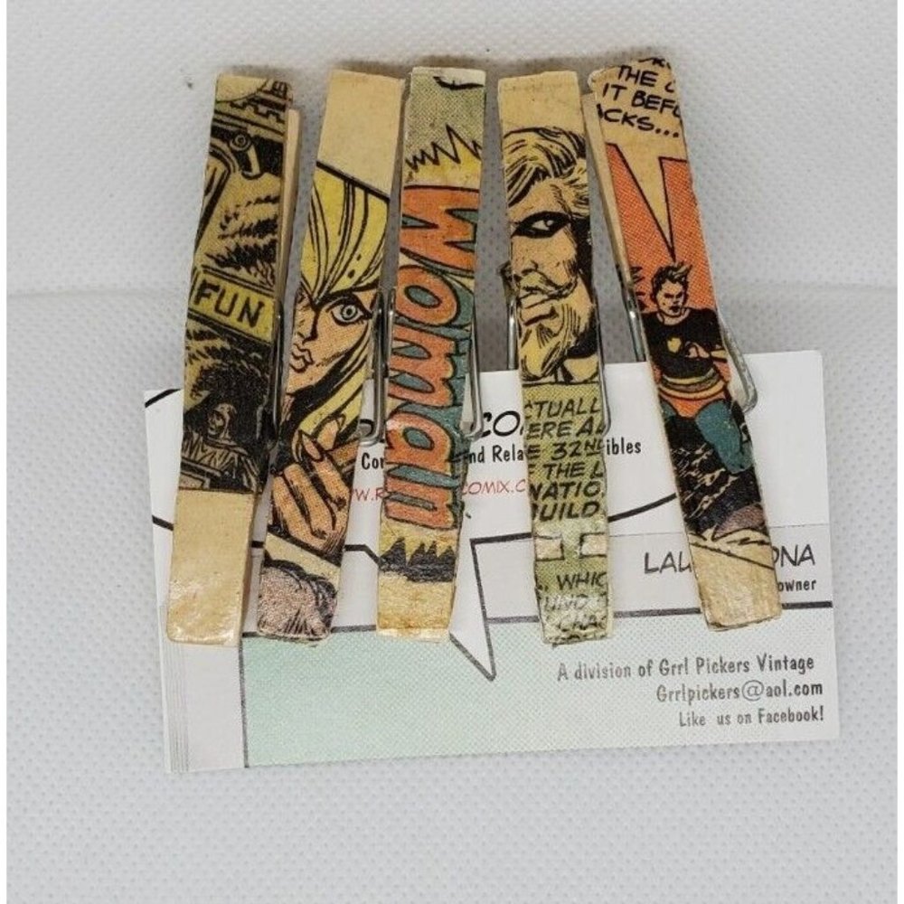 Wonder Woman Cartoon Graphic Collectible Clothes Pin